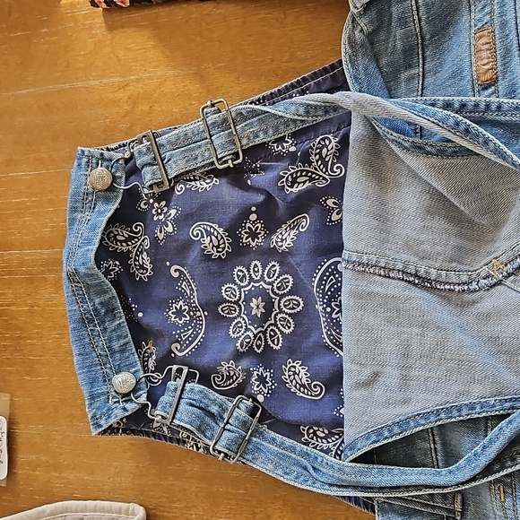 VINTAGE CANDIES DENIM OVERALLS - Picture 11 of 12